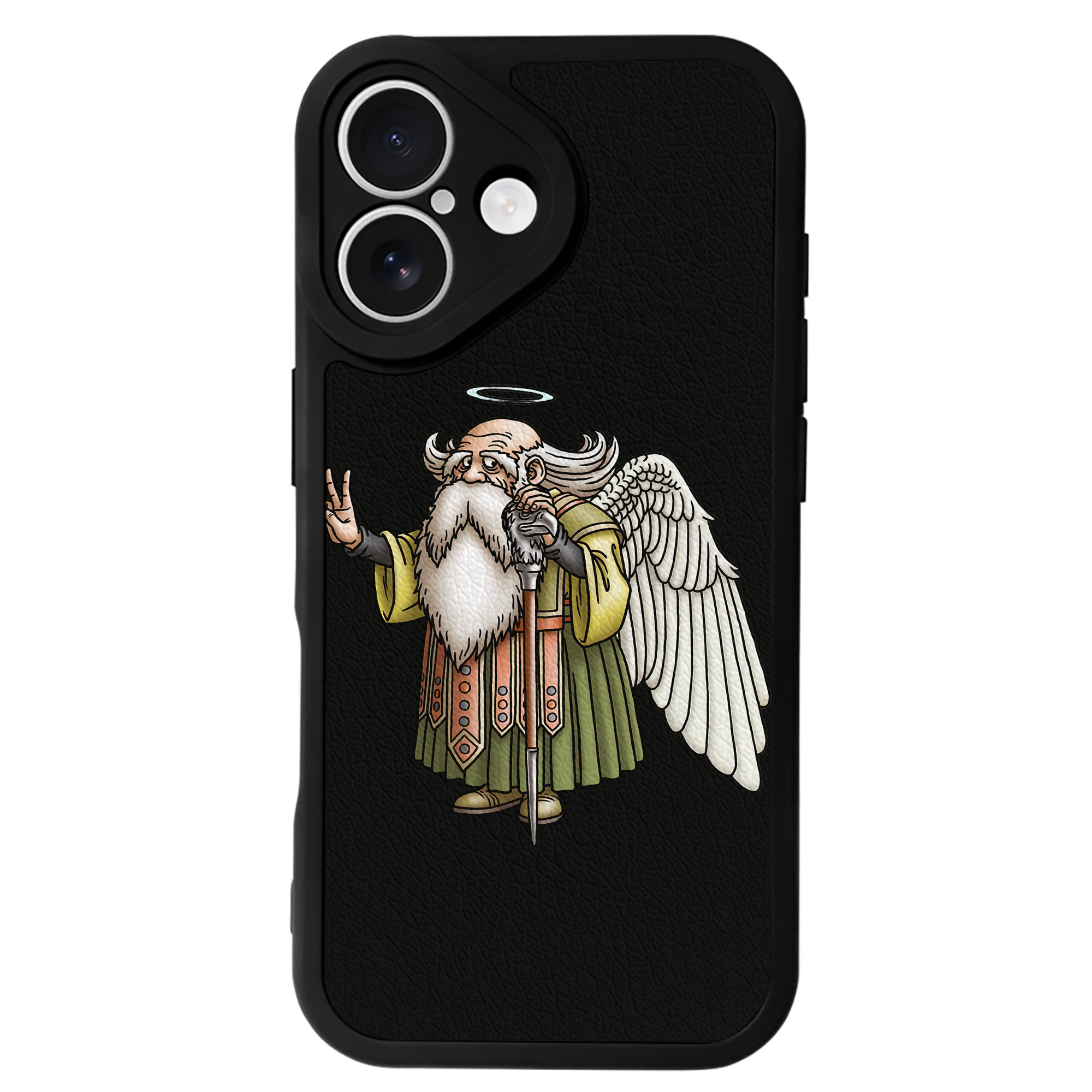 （画像用） ドラゴンクエスト Doragon Kuesuto Dragon Quest 【iPhone 16シリーズ対応】シリコンスマホケース（レザー調） 材質：シリコン